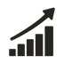 Growth chart icon